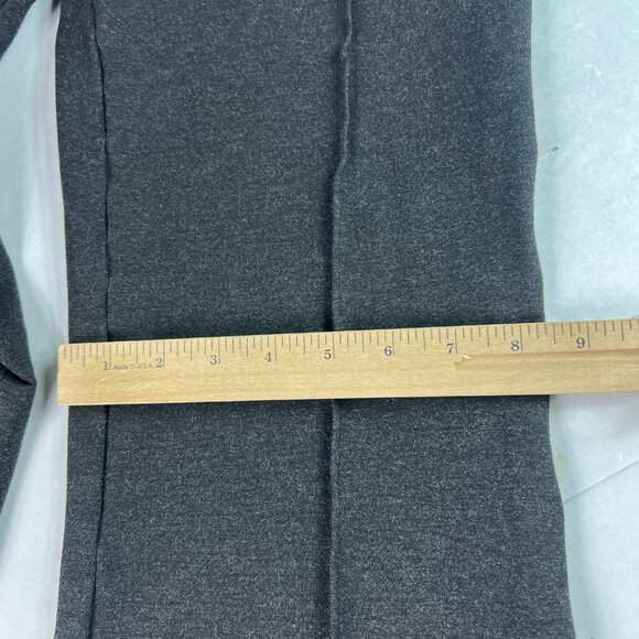 Spanx Super Smooth Pants Women's 27x26* Ponte Flare Crop Front Seam Black Tag M - Picture 13 of 16